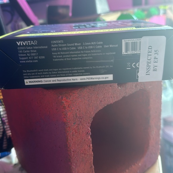 VIVITAR CREATOR SERIES AUDIO STREAM SOUND MIXER 🔈🎧💕💌 Free Shipping! - Picture 3 of 4